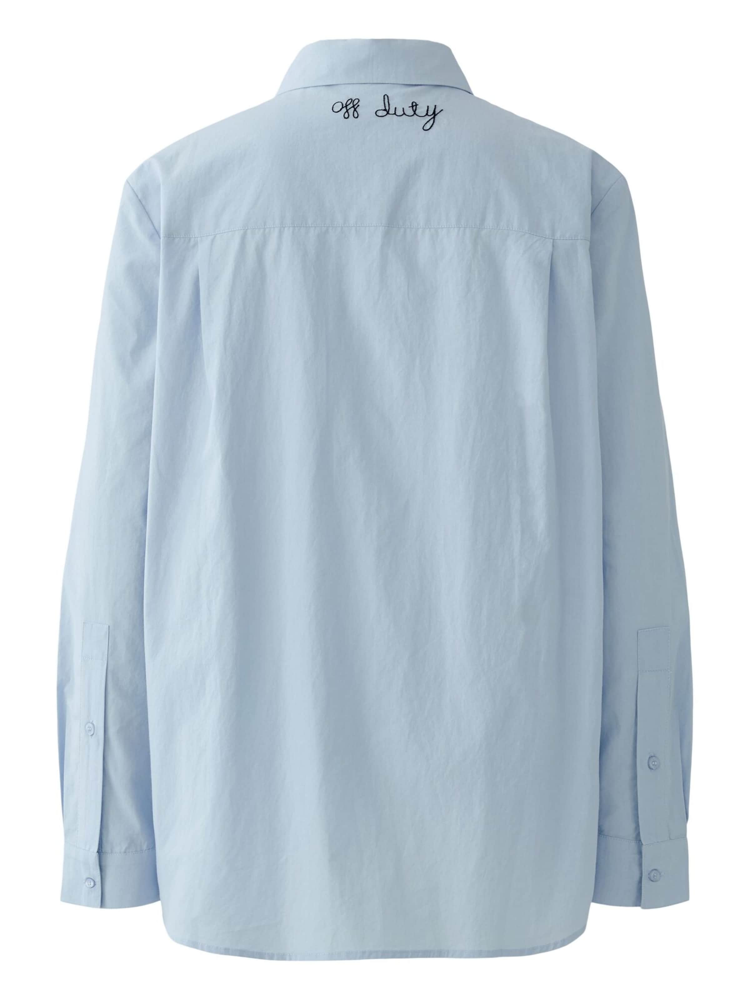 OUI Bluse in Blau