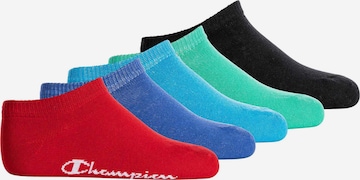 Champion Authentic Athletic Apparel Socks in Blue: front