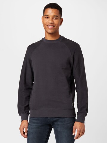 TOM TAILOR DENIM Sweatshirt in Grijs: voorkant