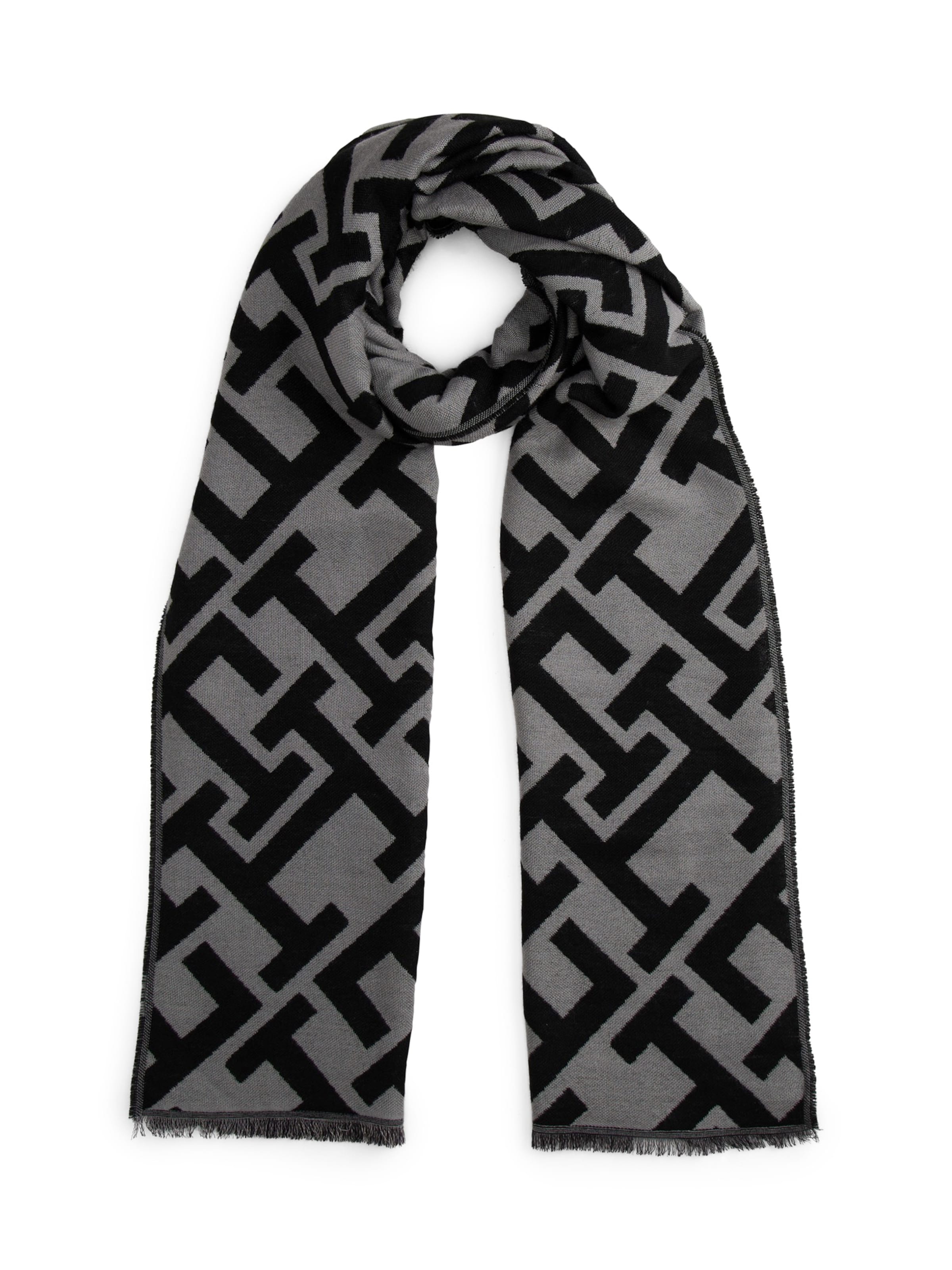 TOMMY HILFIGER Scarf in Black: front