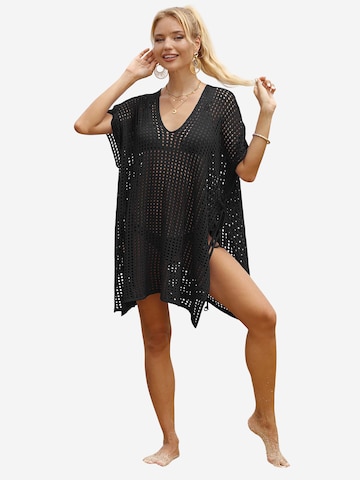 Magicshe Beach Dress in Black: front