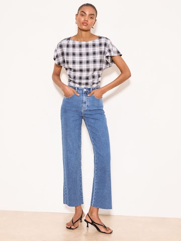 Lipsy Широкий Джинсы в Синий