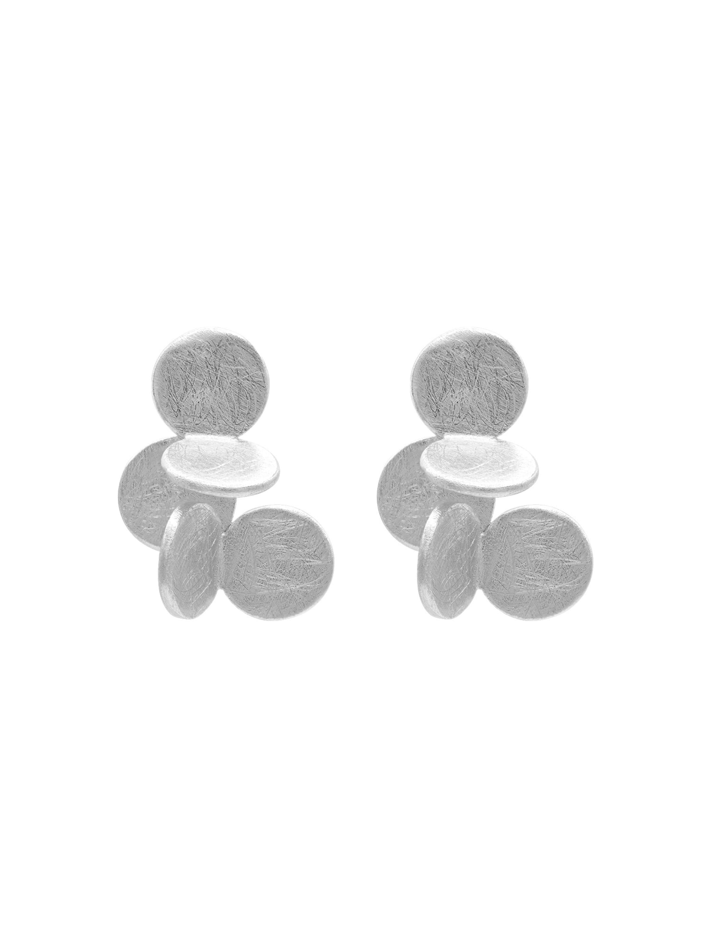 Heideman Earrings 'Amena' in Silver: front