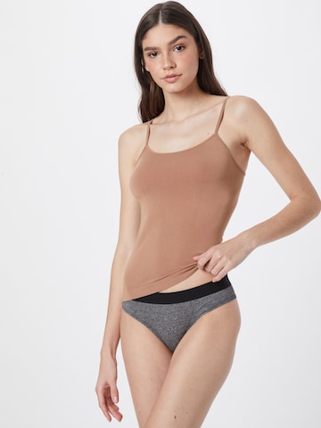 Maillot de corps MAGIC Bodyfashion en marron : devant