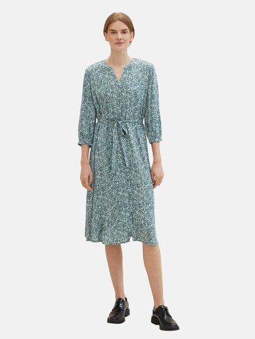 TOM TAILOR Shirt Dress in Green