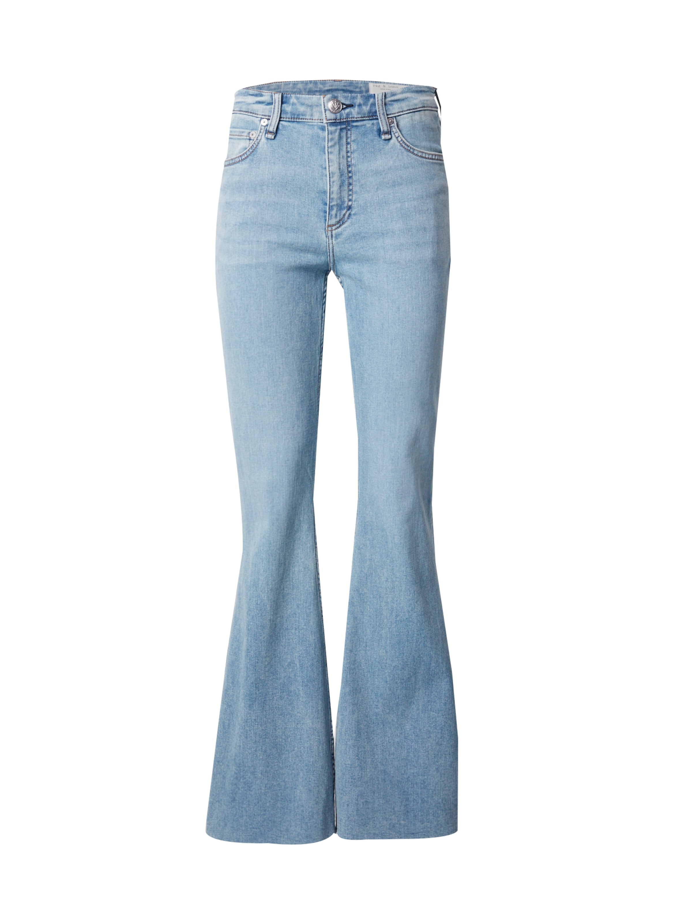 évasé Jean 'FLEXI DAHLIA' rag & bone en bleu : devant
