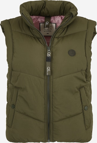 QS Bodywarmer in Groen: voorkant