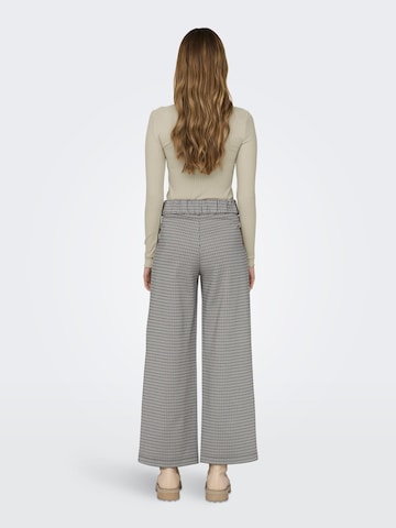 JDY Wide Leg Hose 'GEGGO MIA' in Weiß