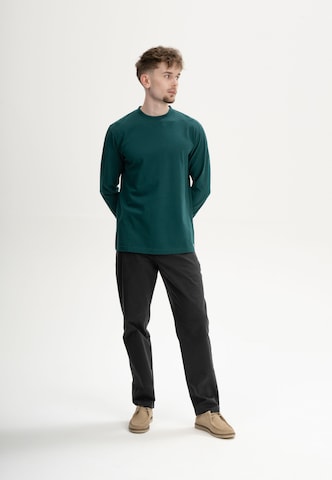 MELA - Camisa 'TEJAS' em verde