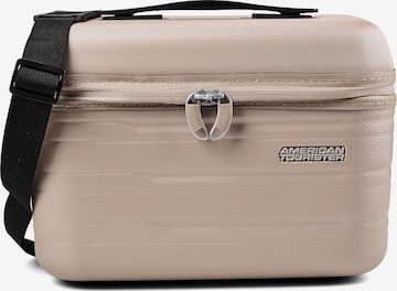 Trousses de toilette 'Flashline' American Tourister en beige : devant