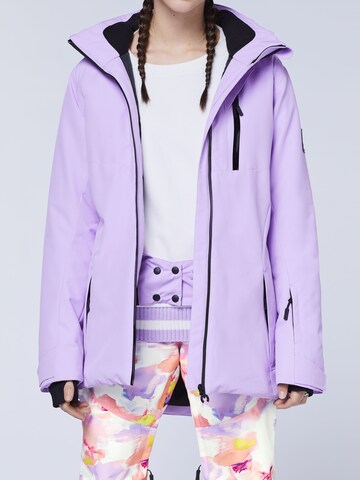 CHIEMSEE Athletic Jacket in Purple