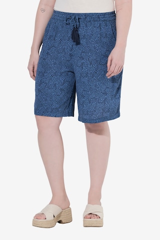 Ulla Popken Wide Leg Housut värissä sininen: etupuoli