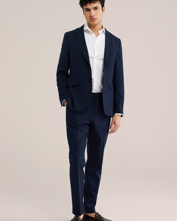 WE Fashion Slim fit Zakó - kék