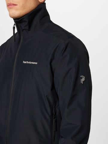 PEAK PERFORMANCE Funkcionalna jakna 'Coastal' | črna barva