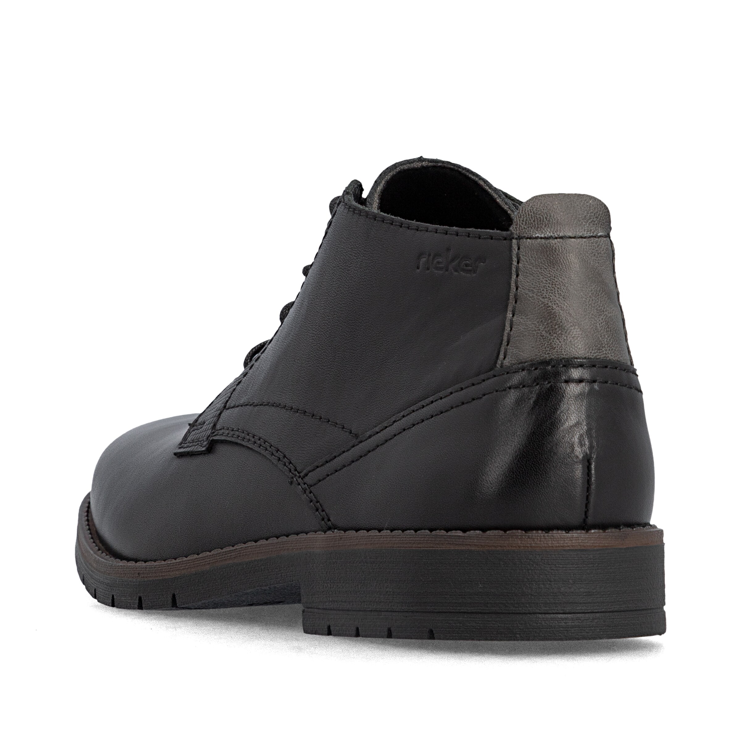 Bottines à lacets Rieker en noir