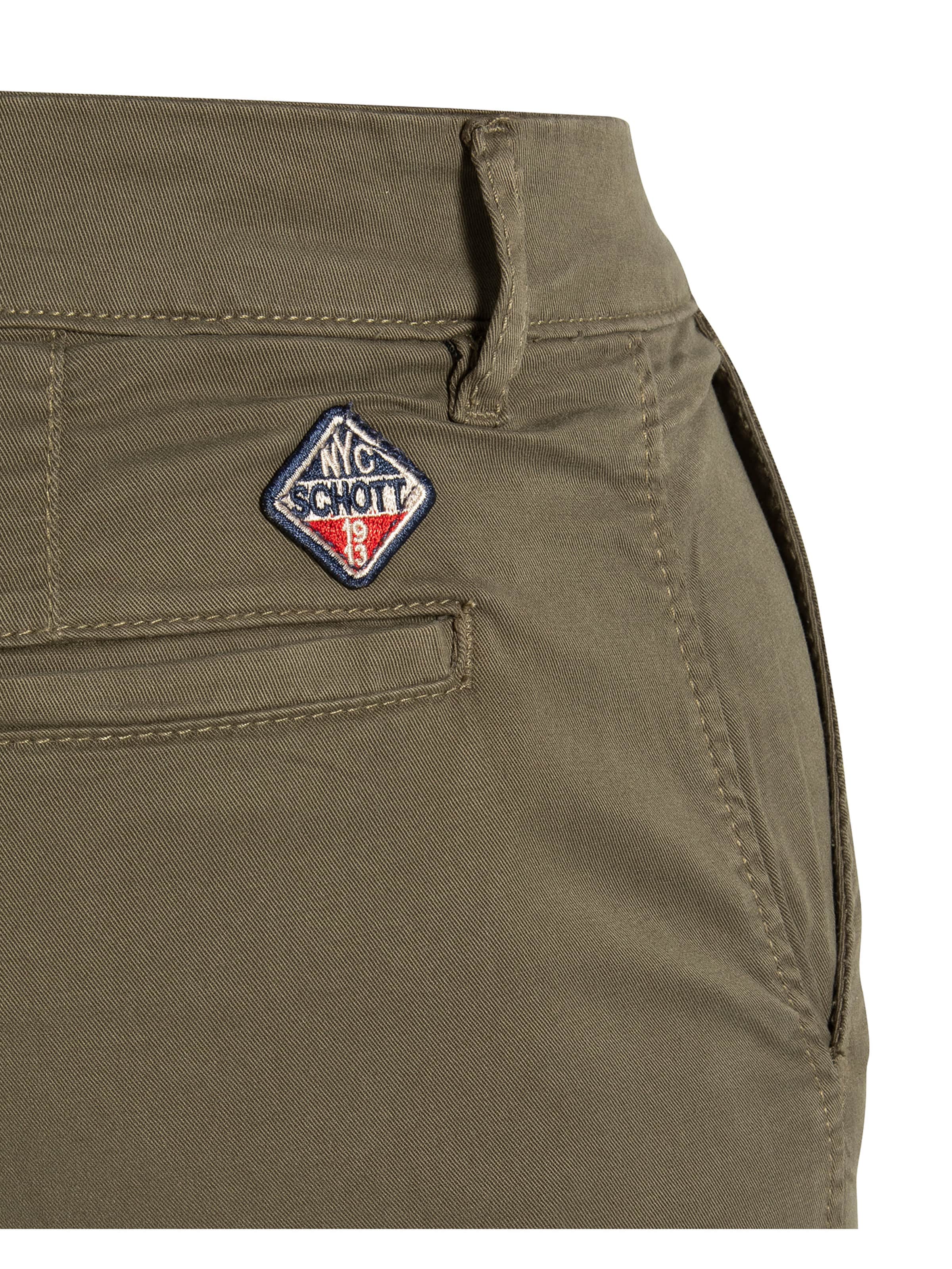 Regular Pantalon Schott NYC en vert
