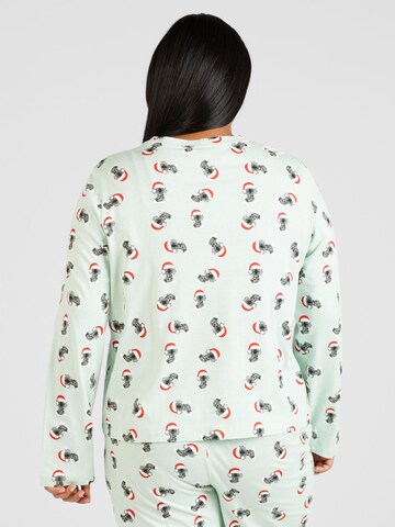 PIECES Curve Pyjama 'FREYA' in Groen