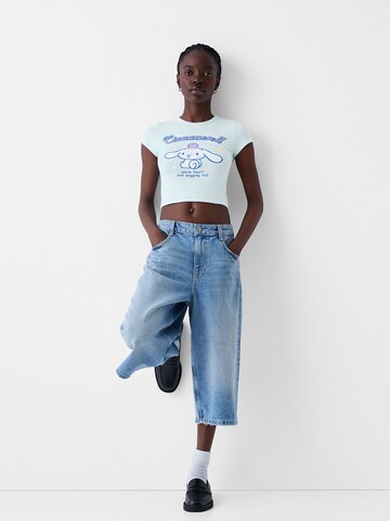 T-shirt Bershka en bleu