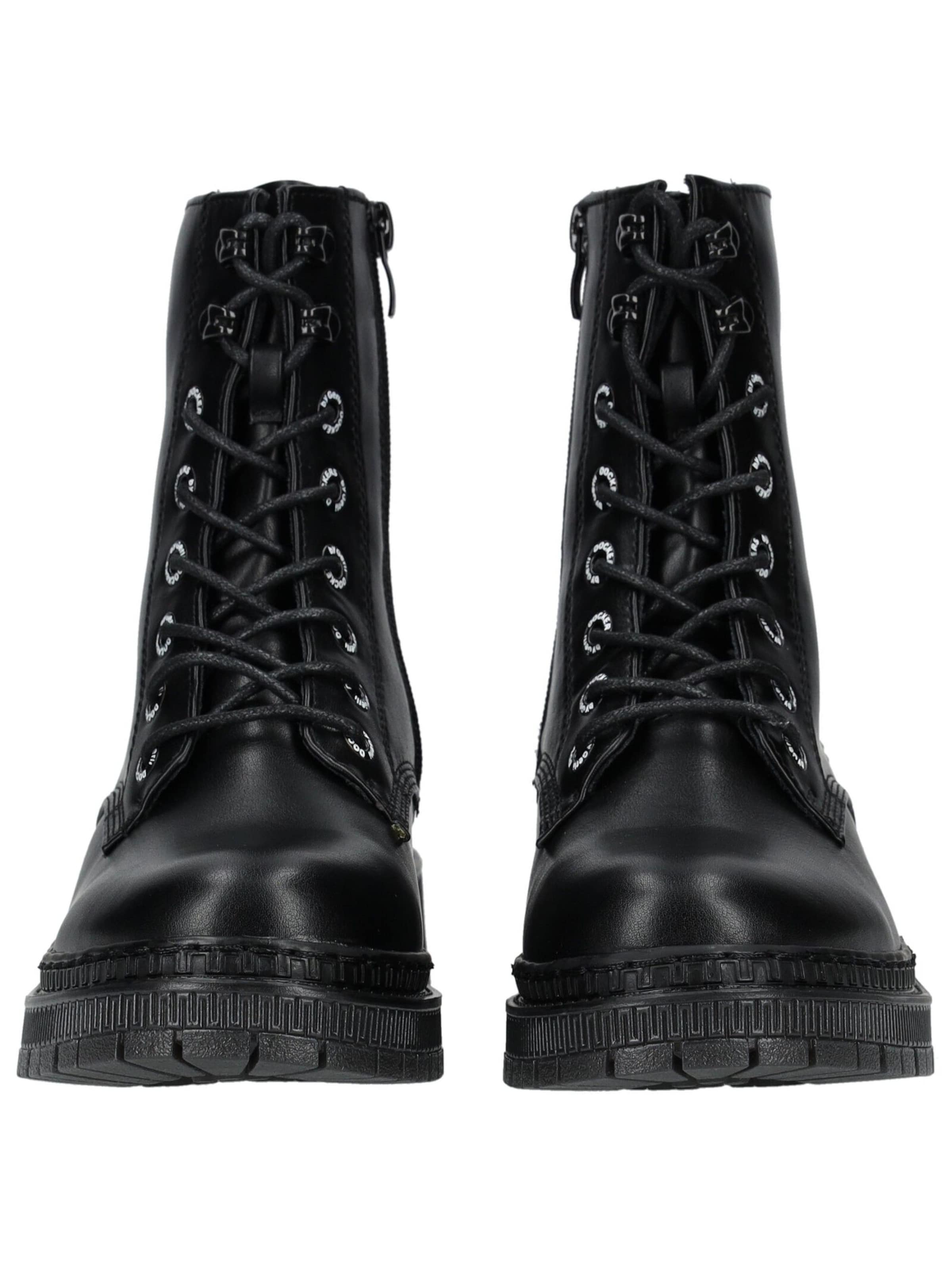 Stivaletto stringato di Dockers by Gerli in nero