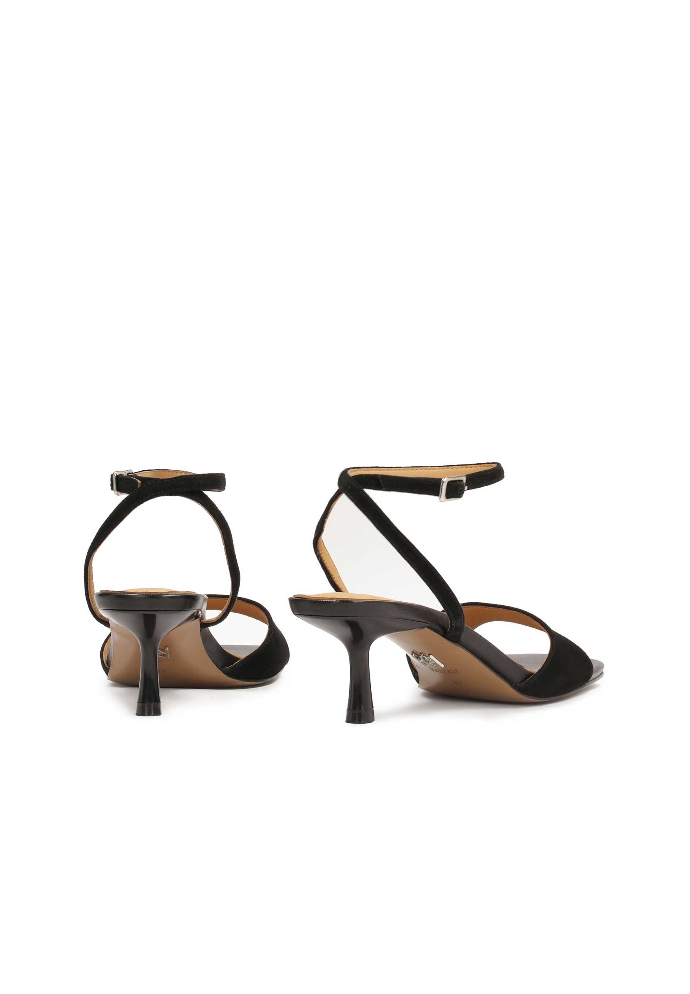 Kazar Strap Sandals in Black