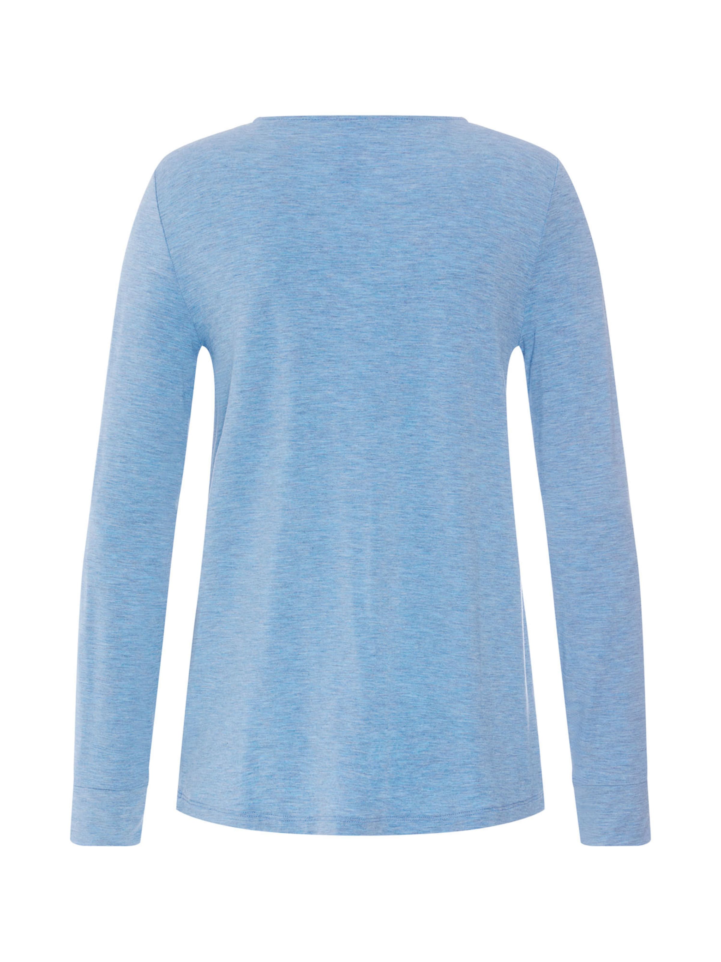 Hanro - Camiseta para dormir ' Natural Elegance ' en azul