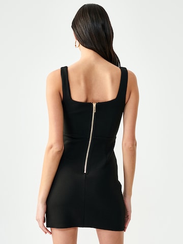 BWLDR Φόρεμα κοκτέιλ 'GAIL' σε μαύρο: πίσω