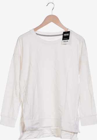 ESPRIT Sweatshirt & Zip-Up Hoodie in L in White: front