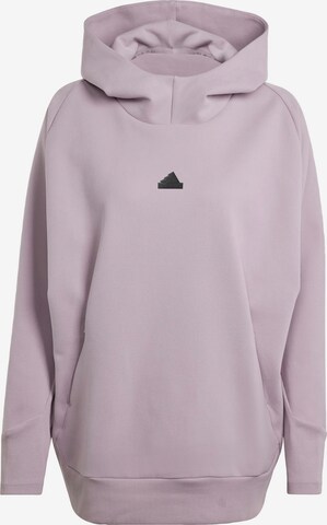 ADIDAS SPORTSWEAR Athletic Sweatshirt 'Z.N.E.' in Purple: front