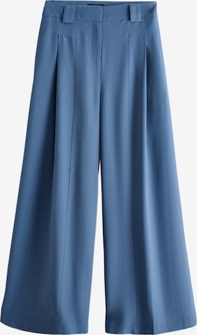 Wide leg Pantaloni con pieghe di Next in blu: frontale