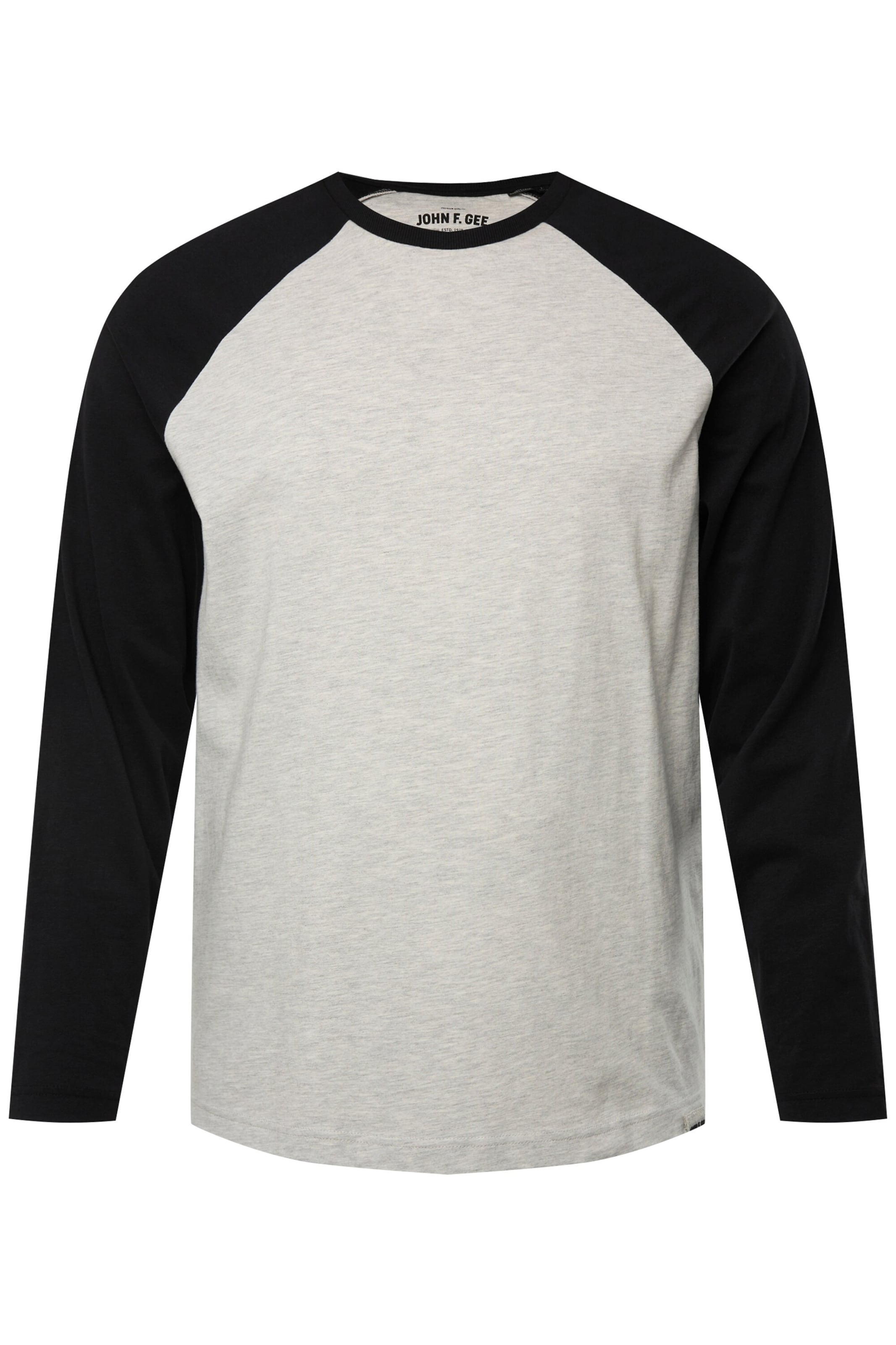 John F. Gee Shirt in Wit: voorkant