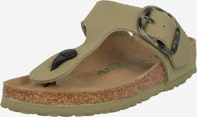 BIRKENSTOCK Zehentrenner 'Gizeh' in khaki, Produktansicht