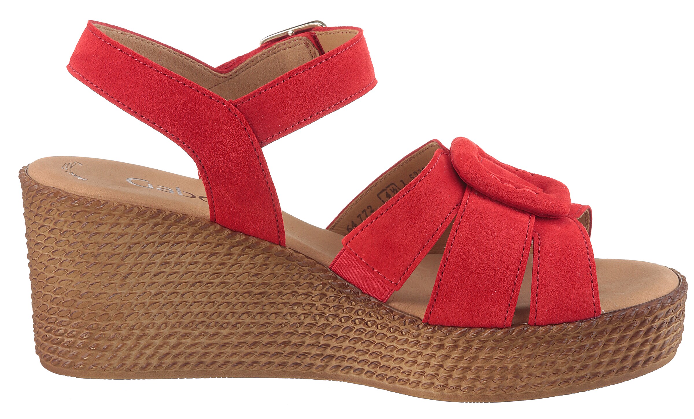 GABOR Sandale in Rot