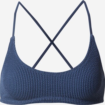 WEEKDAY Bikinitop 'Sun' in Blauw: voorkant