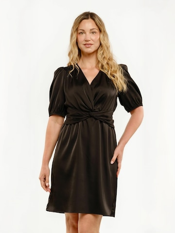 Robe ' TIKI ' Liberte Essentiel en noir : devant