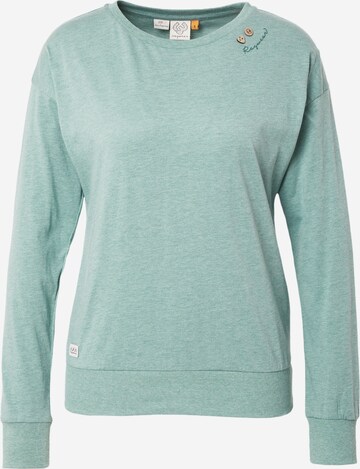 Sweat-shirt 'NEREA' Ragwear en vert : devant