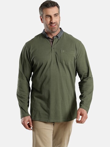 Charles Colby Shirt in Green: front