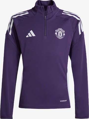 ADIDAS PERFORMANCE Performance shirt 'Manchester United Tiro 25 Competition' in Purple: front