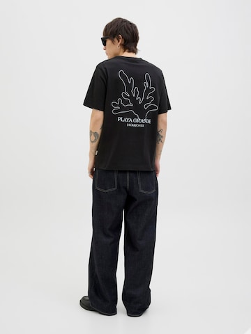 JACK & JONES - Camiseta 'JORCanggu' en negro: frente