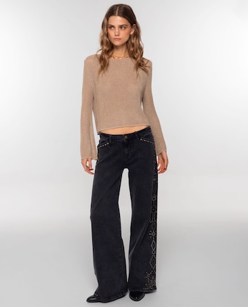 THE-ARE Wide leg Jeans in Black