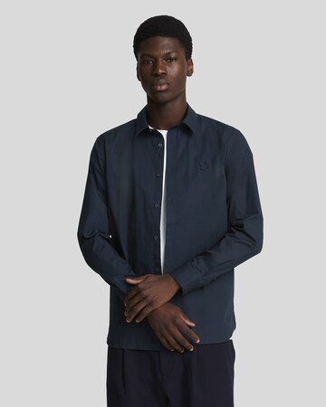Coupe regular Chemise Lyle & Scott en bleu : devant