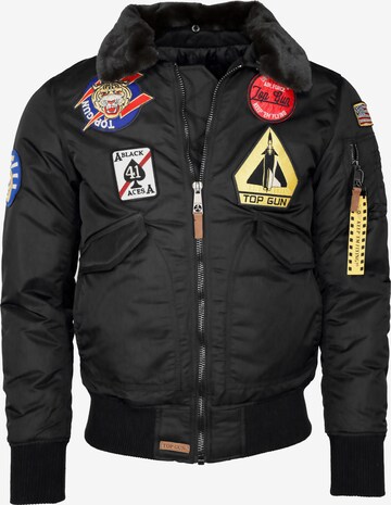 TOP GUN Between-Season Jacket in Black: front