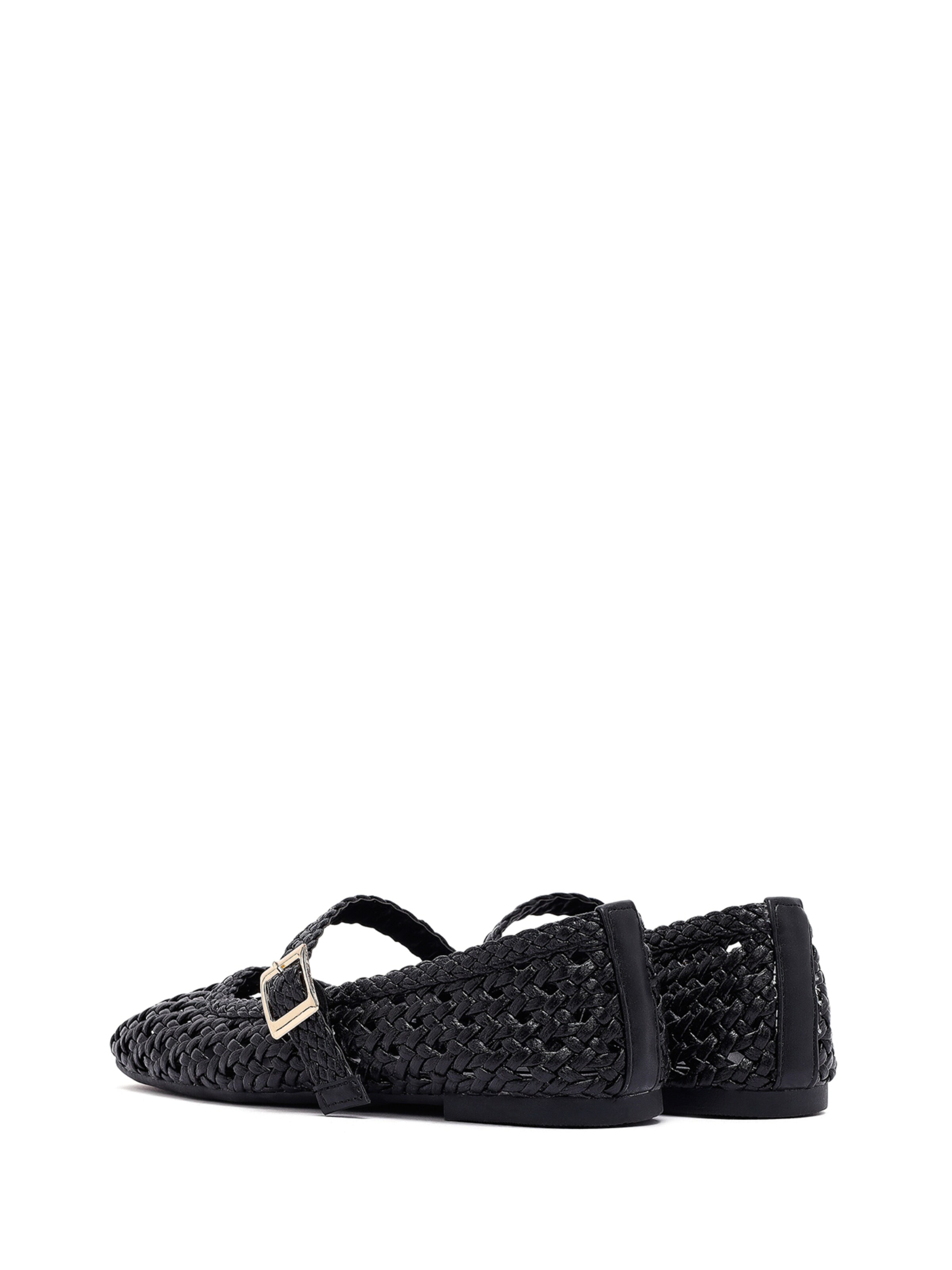 Derimod Ballet Flats with Strap in Black