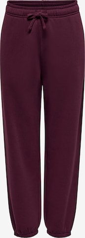 Only Petite Tapered Housut 'ONLBEST' värissä lila: etupuoli