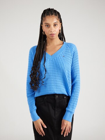 Pull-over TOMMY HILFIGER en bleu : devant