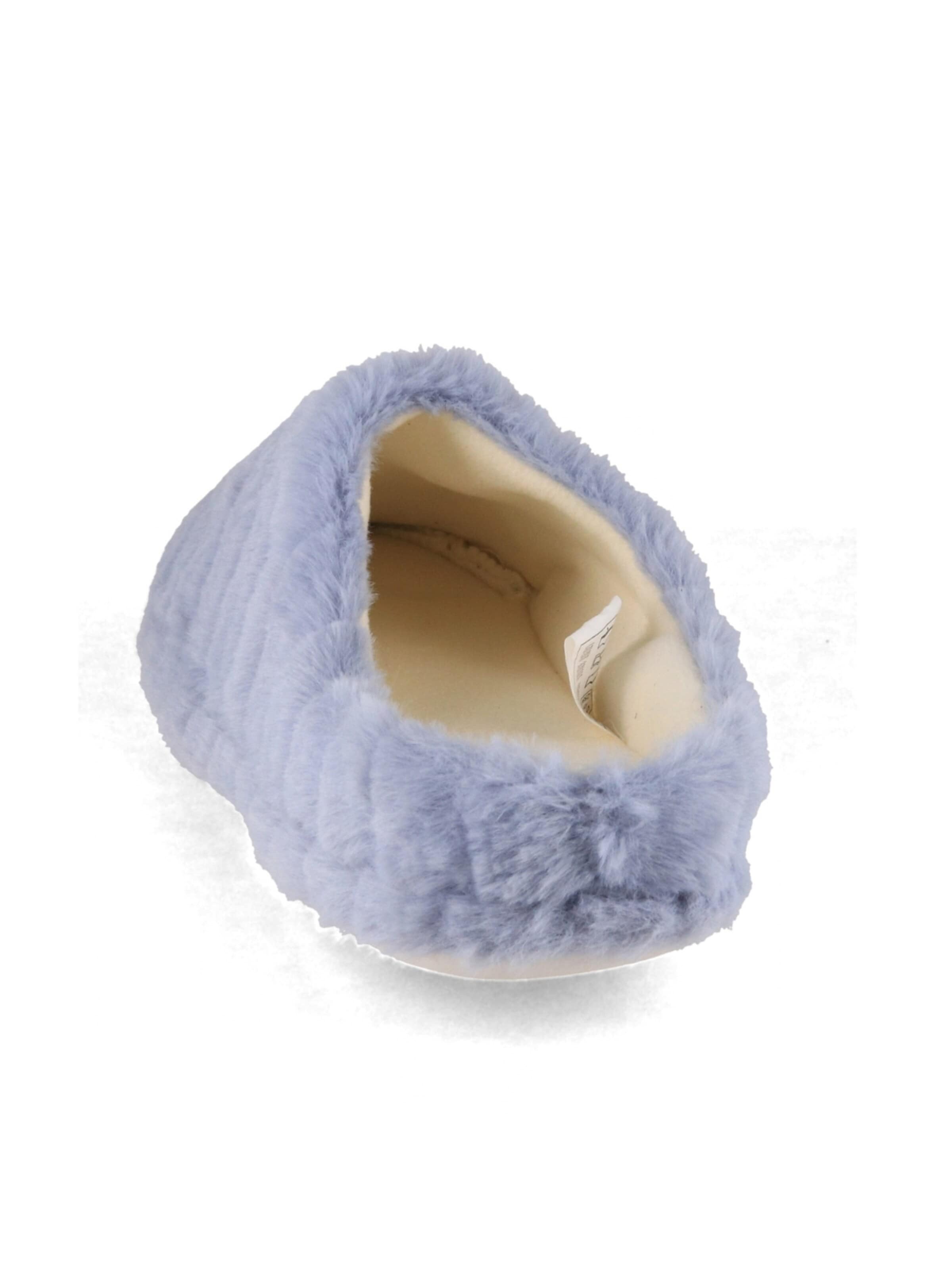 Fluffys Hausschuh 'Veluna Plüsch Pantoffeln'‌‌‌ in Blau