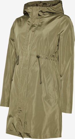 MAMALICIOUS Between-Seasons Parka 'ALMA' in Green: front