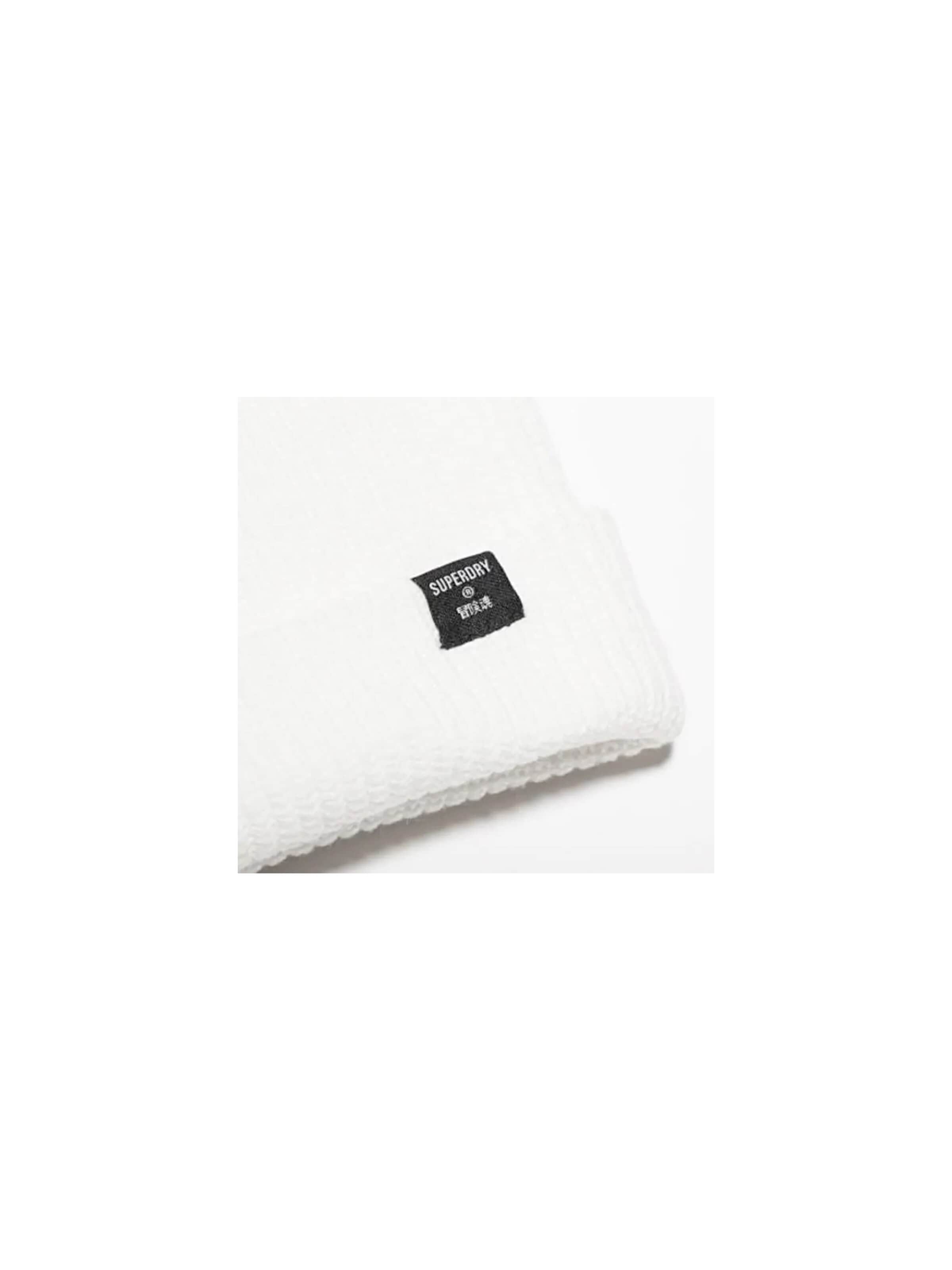 Berretto 'heritage ribbed' di Superdry & Co in bianco