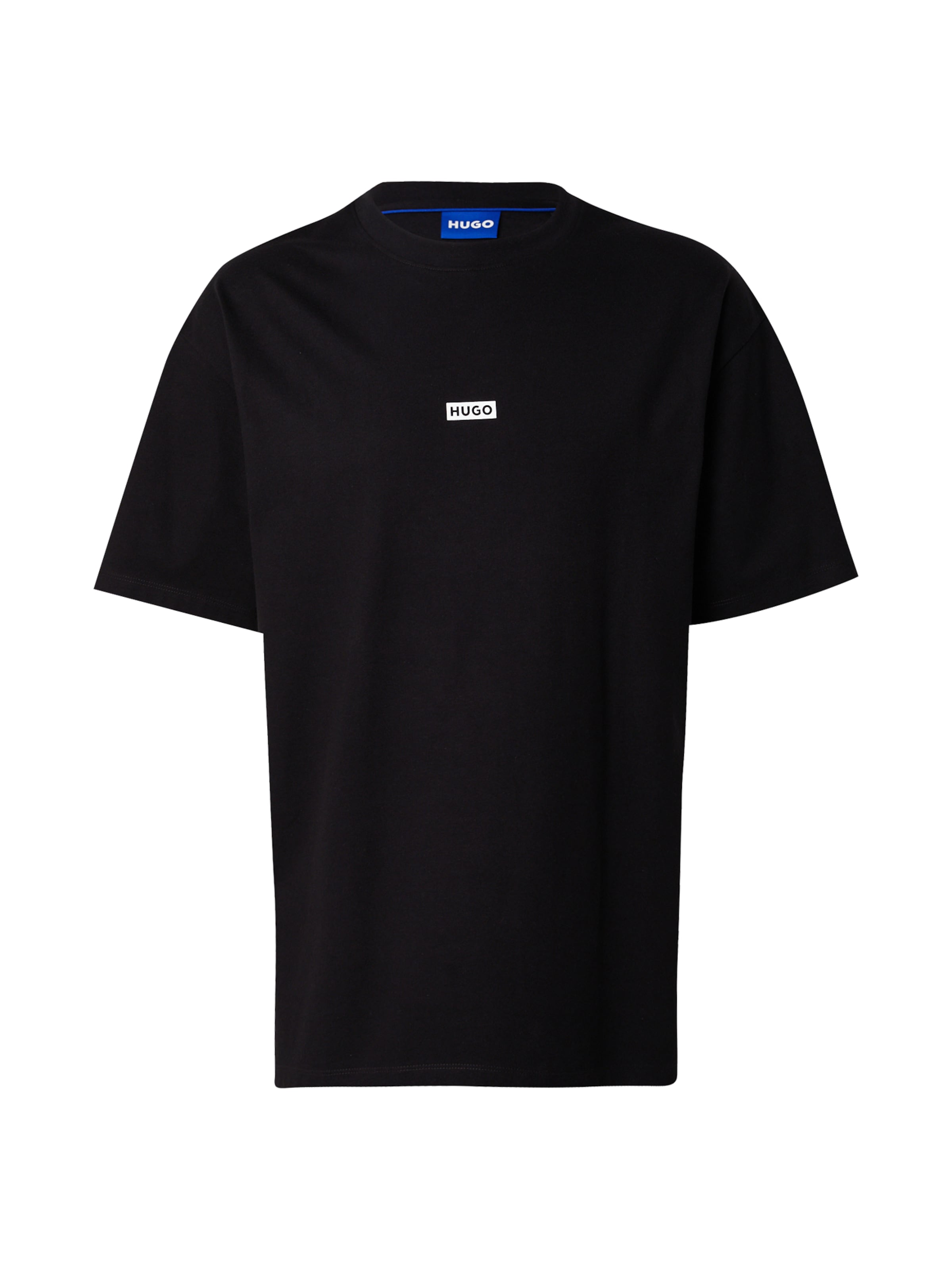 Tricou 'Nalono' de la HUGO pe negru: față