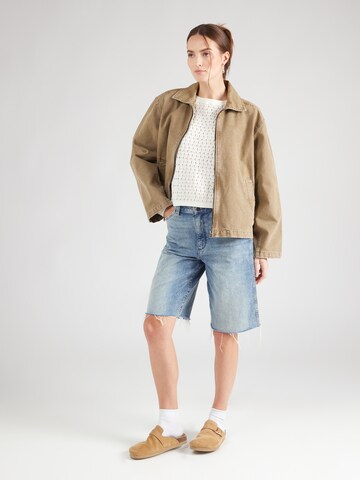 Pull-over QS en beige
