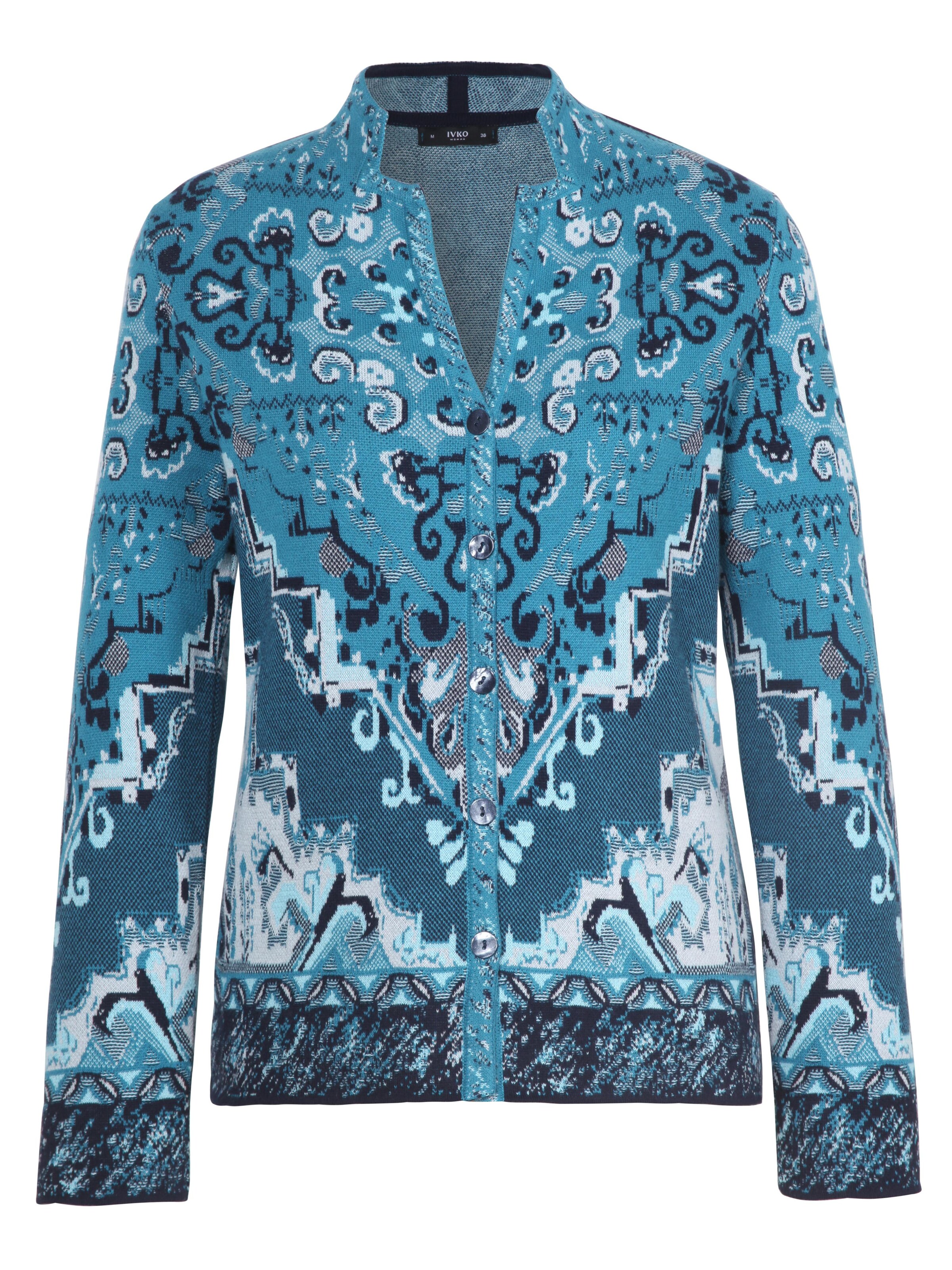 IVKO Knitted Janker in Blue: front